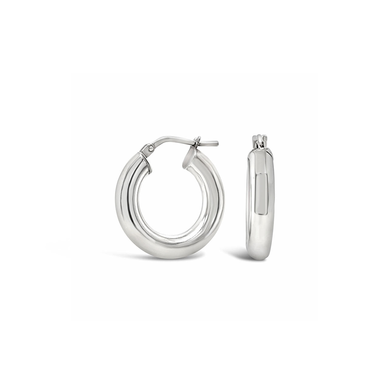 Sterling Silver 12mm Creole Hoop Earrings