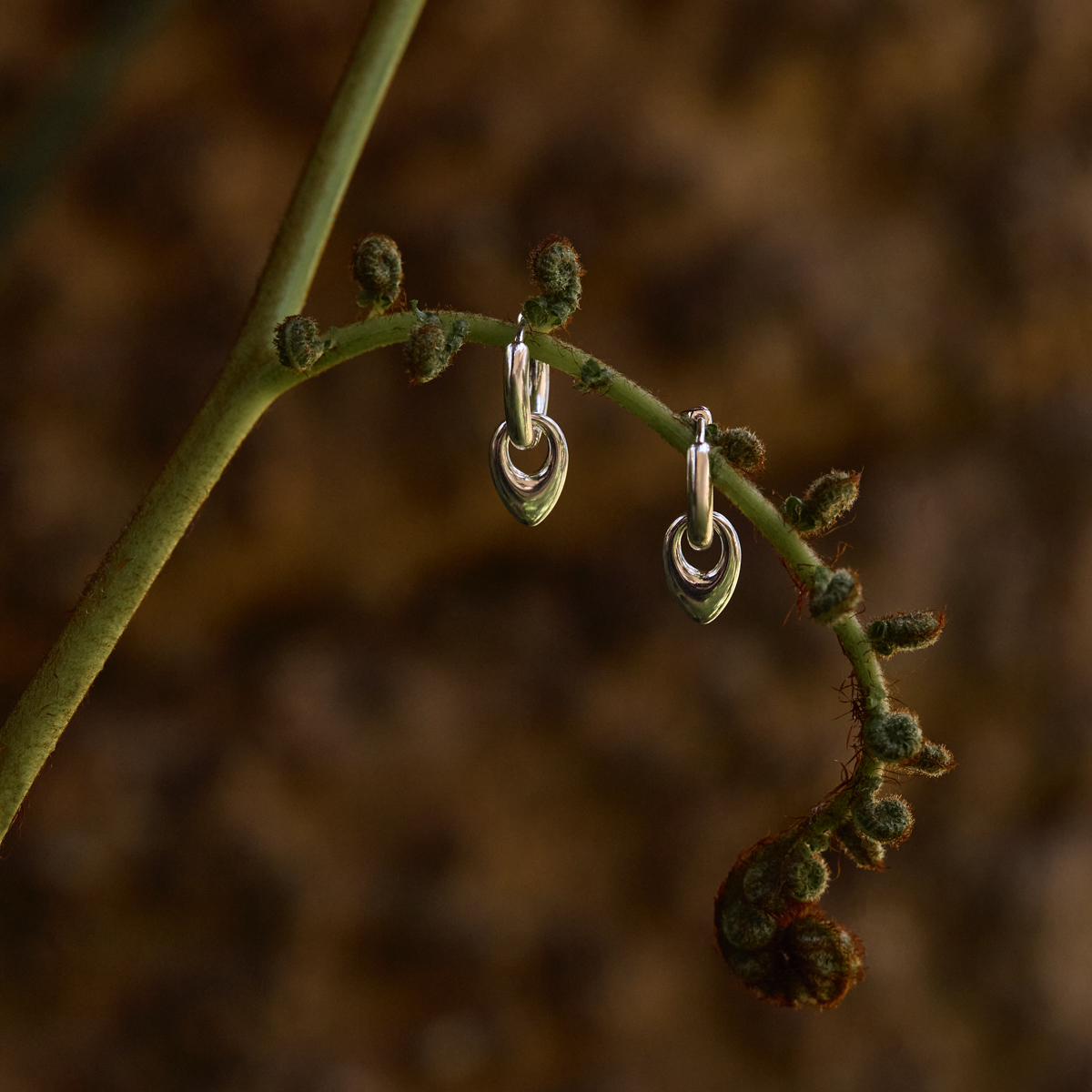 Petal Huggie Earring