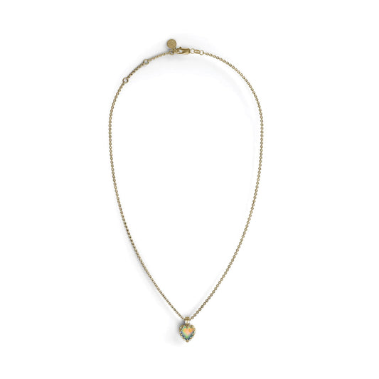 Love Claw Necklace Bello Opal - Gold Plated