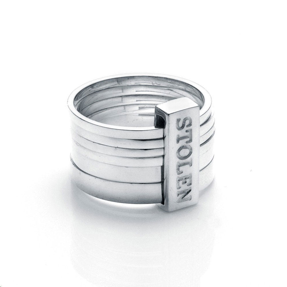 Six Piece Band Ring