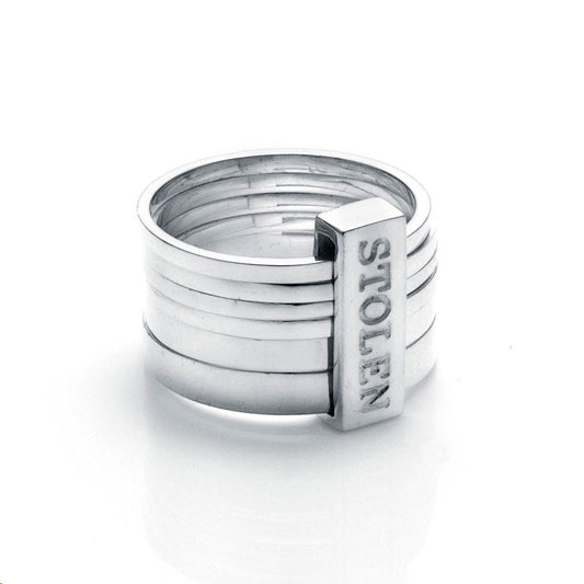 Six Piece Band Ring