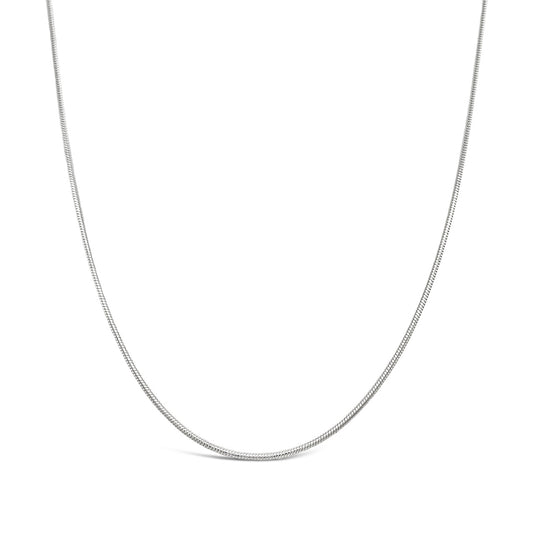 50cm Sterling Silver CDT100 Round Snake Chain