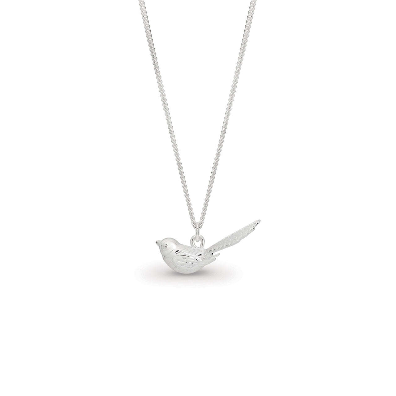 Sterling Silver Memento Piwakawaka (Fantail) Pendant