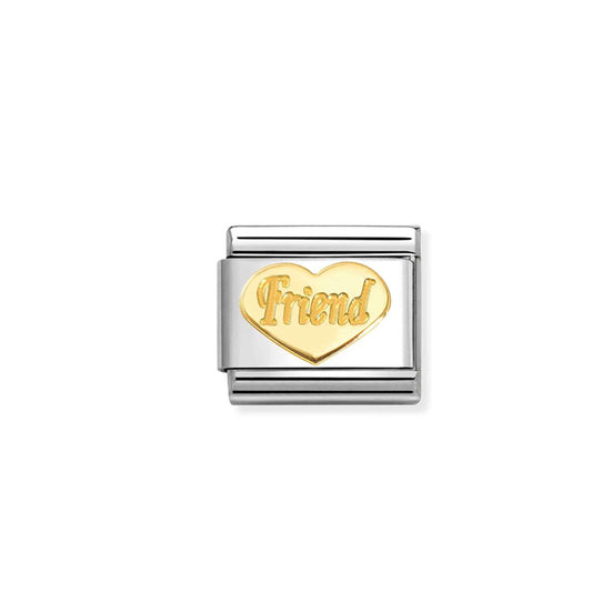 Composable Classic Link 030162/76 Friend Heart In Gold