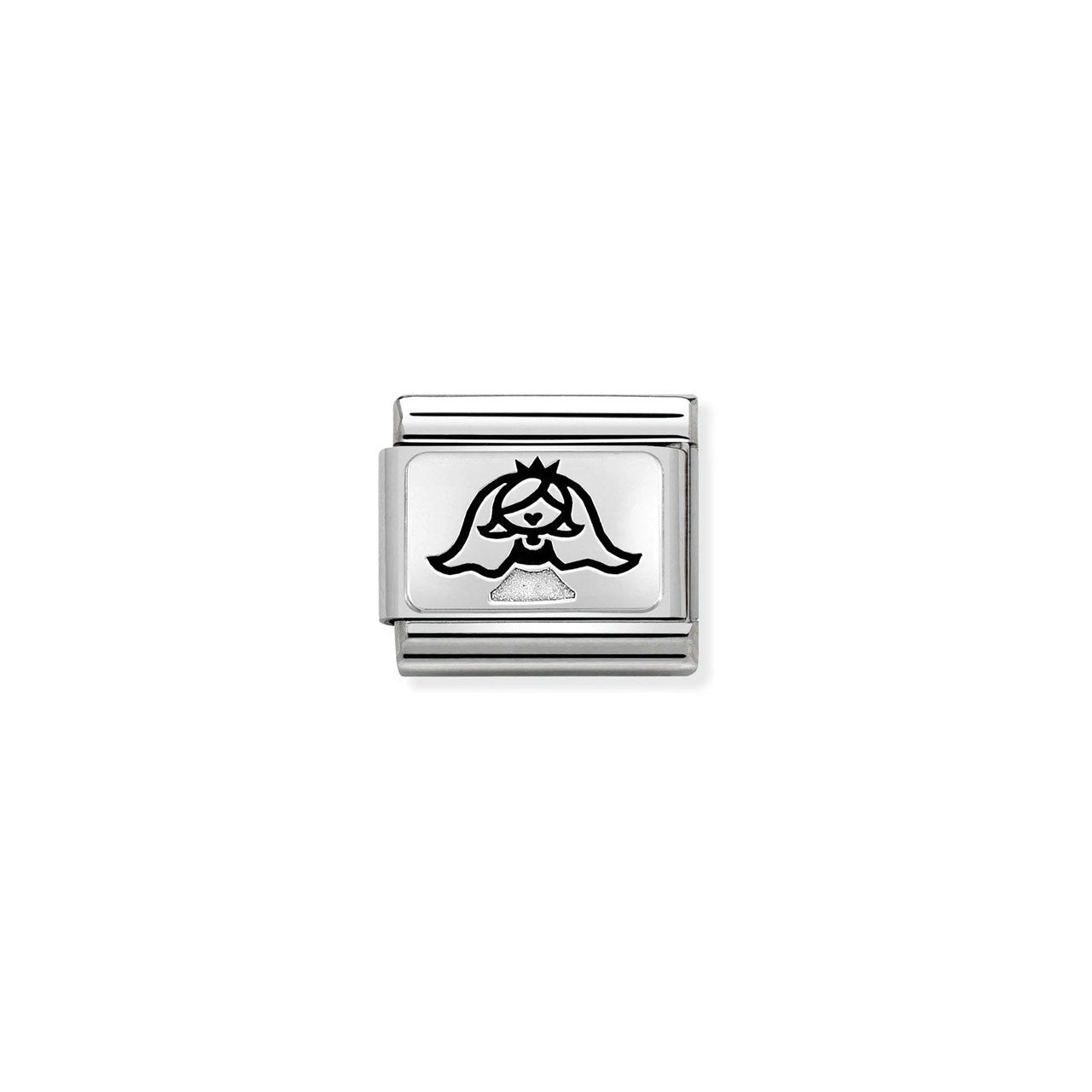 Composable Classic Link 330208/41 Bride In Enamel & 925 Silver