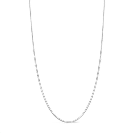 45cm Sterling Silver CDT100 Round Snake Chain