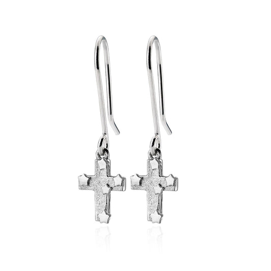 Sterling Silver Lil Southern Cross Earrings