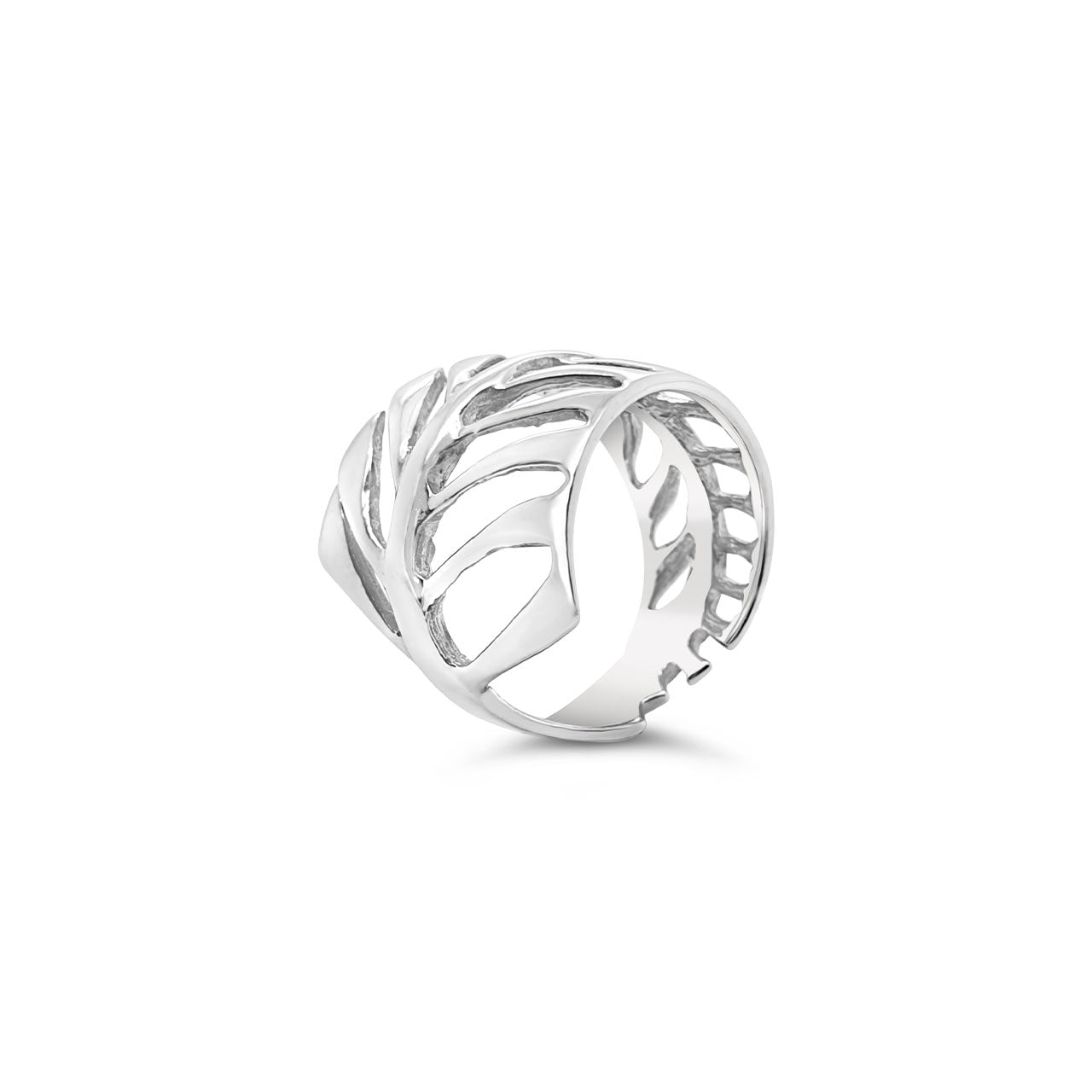 Sterling Silver Fern Ring