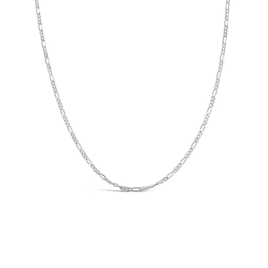Sterling Silver FD50 Diamond Cut Figaro Chain