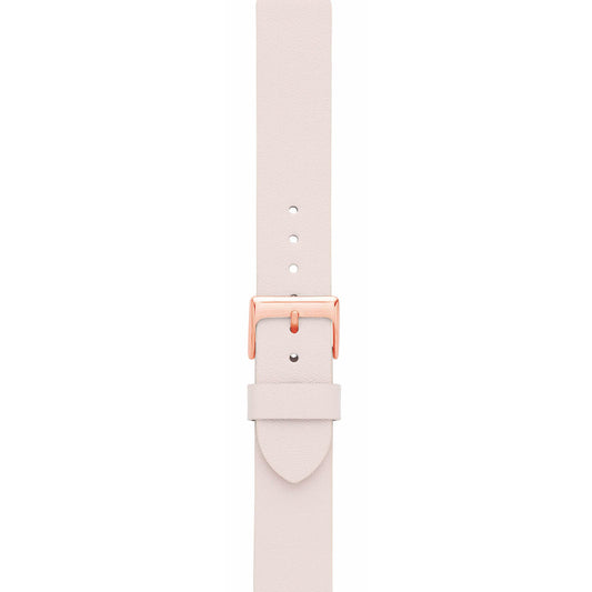 Light Pink 14mm Leather Watch Strap