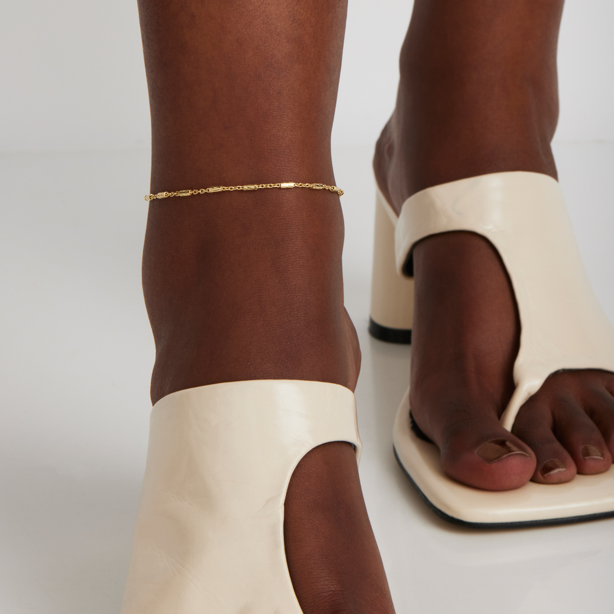 Equilibrium Chain Anklet - Gold Plated