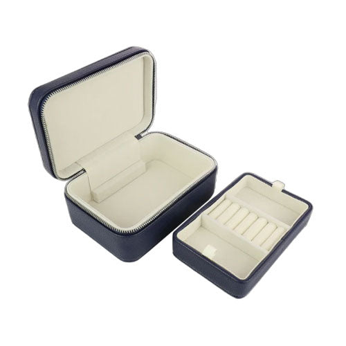 Navy Classic Jewellery Box