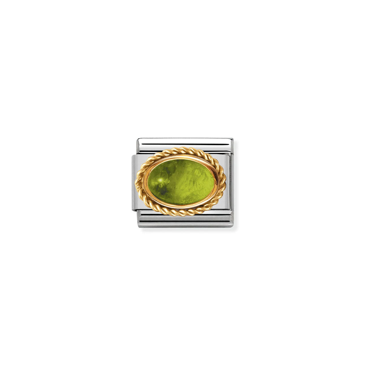 Composable Classic Link 030508/05 Peridot Oval In 18K Gold