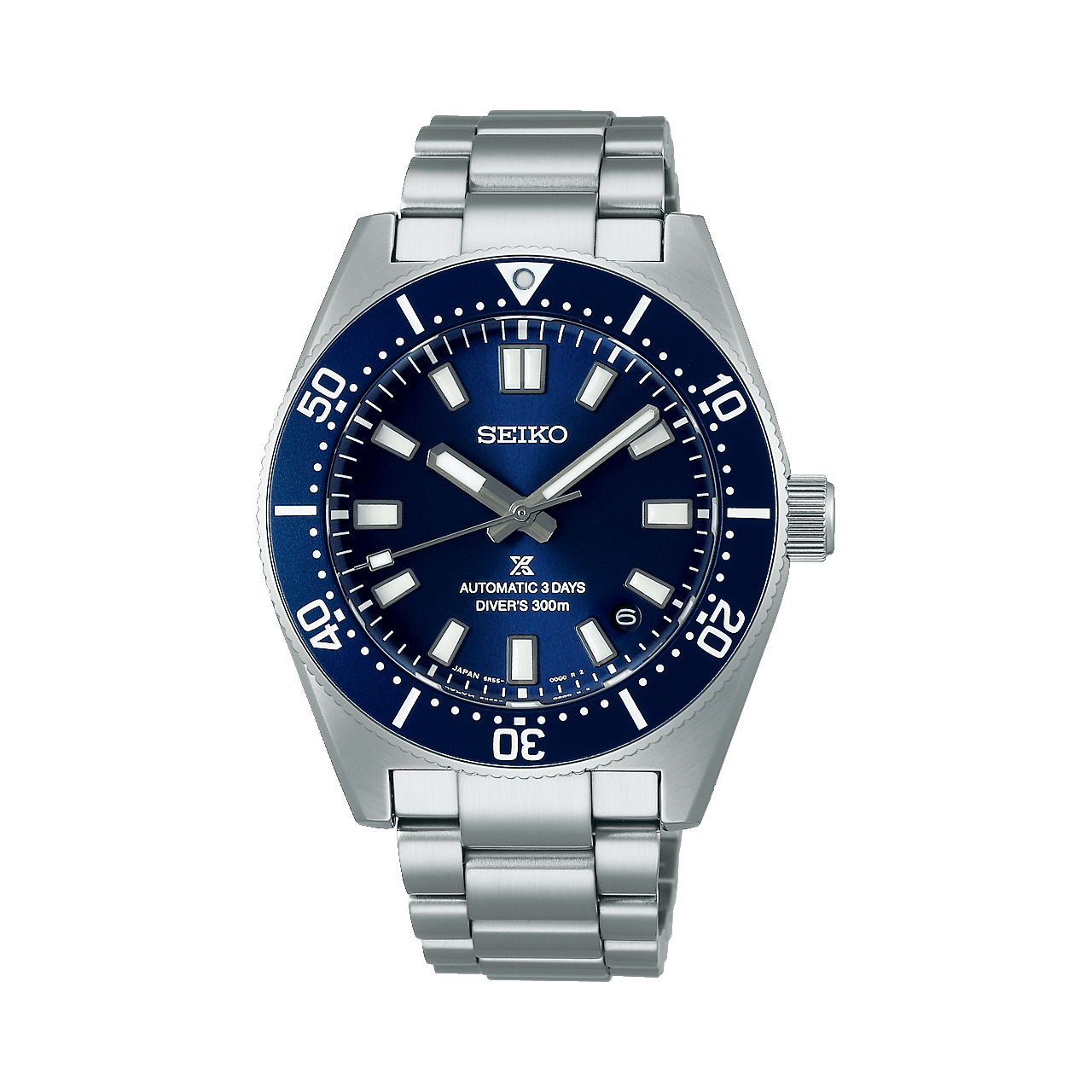 Seiko - SPB451J Prospex 1965 Heritage Diver’s 3-day 300m in Scuba Blue Automatic Watch