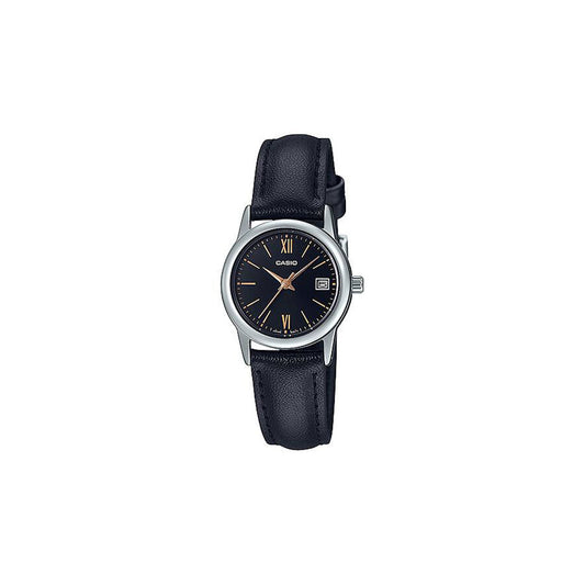 Casio Ladies Analogue Dress Watch - LTPV002L-1B3