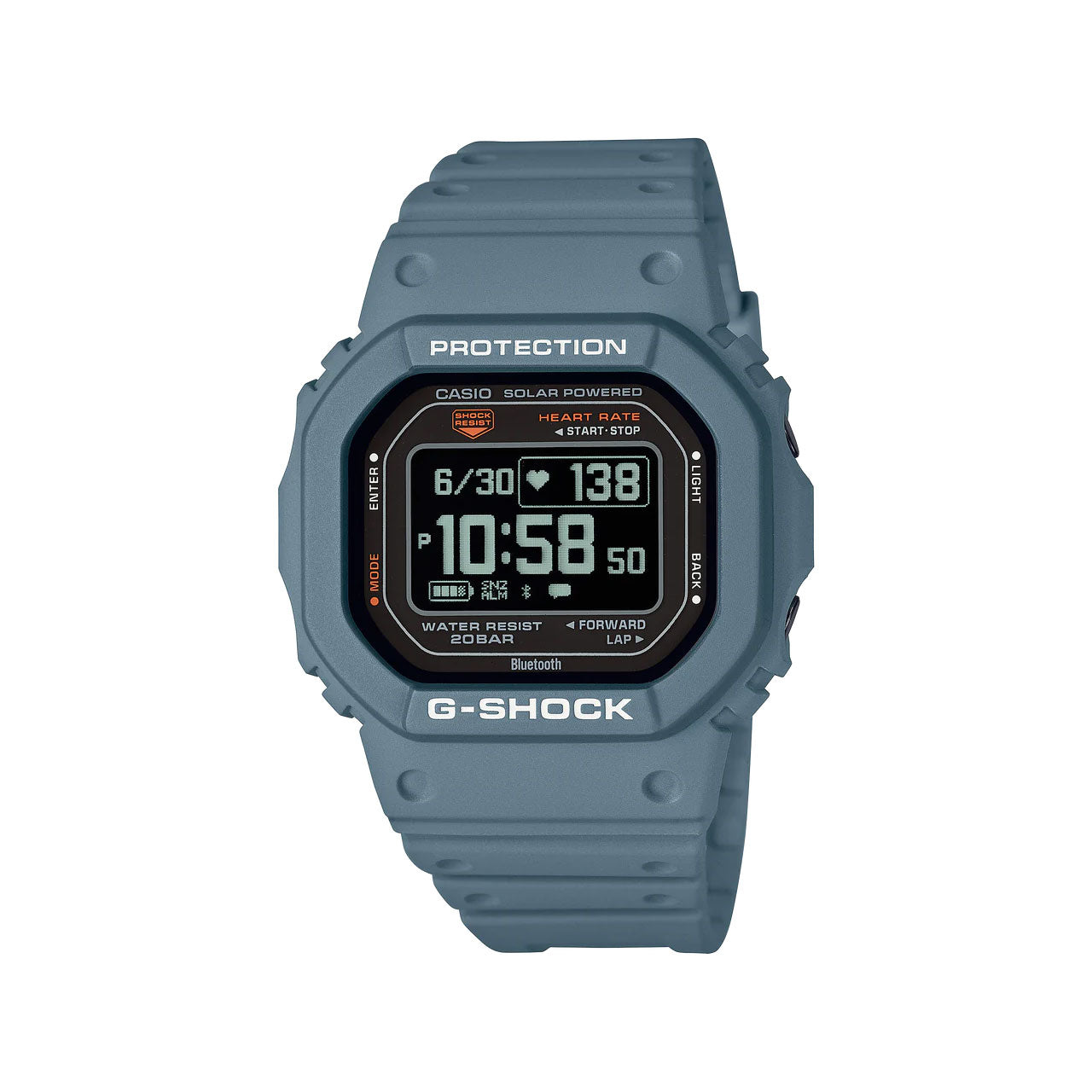 G-Squad - Blue Heart Rate Monitor Watch - DWH5600-2D