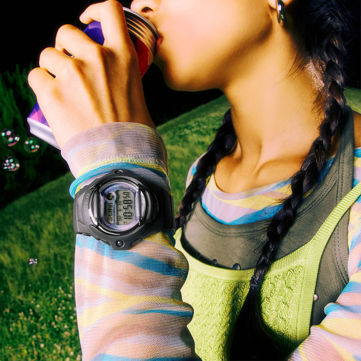 Baby-G - Black Grunge Gradient Watch - BG169GD-1D