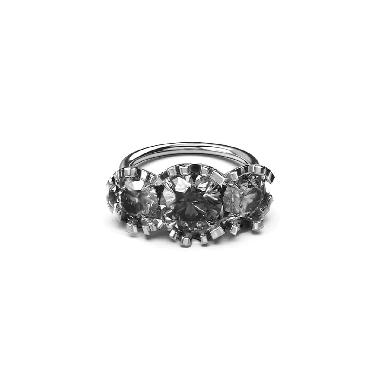 Delicate Distortion Cocktail Ring