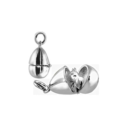 Mini Chicken in an Egg Charm