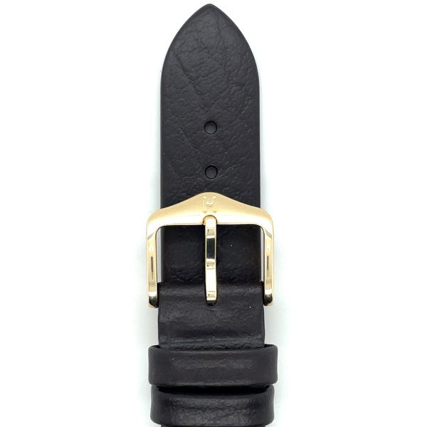 Calf - 18mm Brown Long Leather Watch Strap