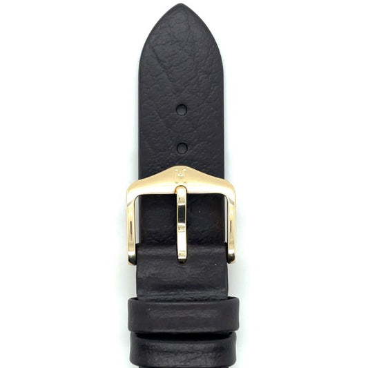Calf - 18mm Brown Long Leather Watch Strap