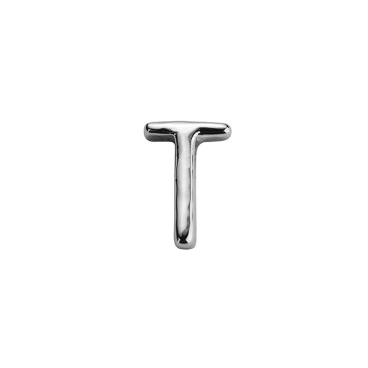 Silver Letter T