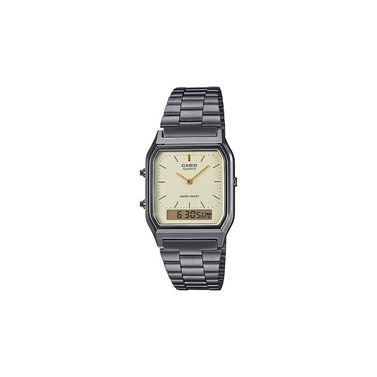 Casio Classic Vintage Gun Metal Watch - AQ230GG-9A