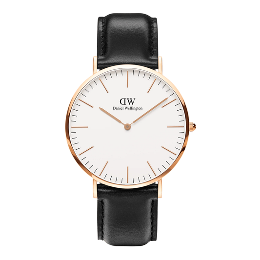 Classic 40 Sheffield Rose Gold & White Watch