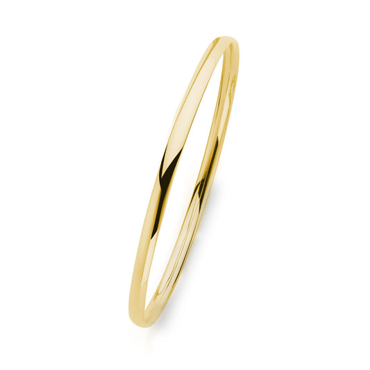 9k Yellow Gold NZ Made Bangle