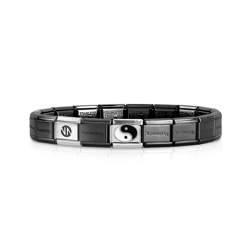 Composable Classic Bracelet Base 530301/002 Gun Metal Black Plated Stainless Steel