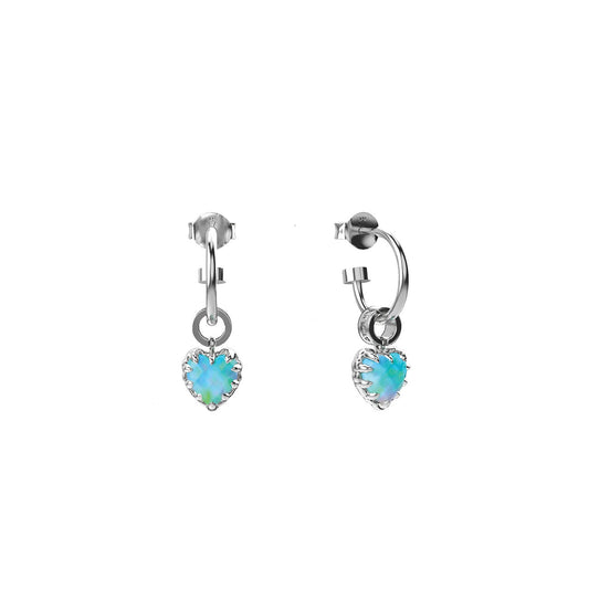 Love Claw Anchor Earrings Bello Opal