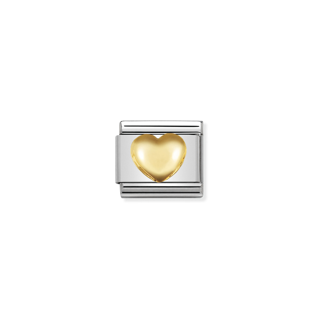 Composable Classic Link 030116/01 Raised Heart In 18k Gold