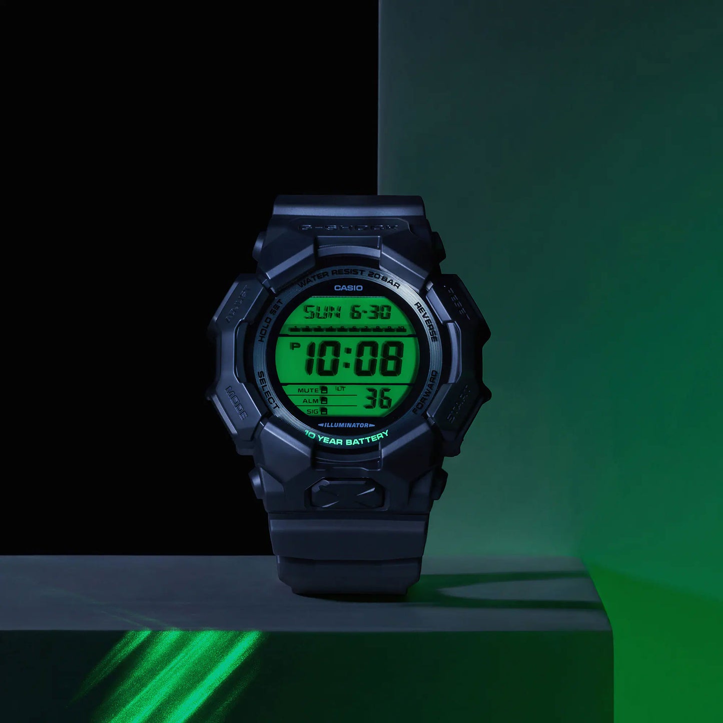G-Shock - Black - Electro Green - GD010BEG-1D