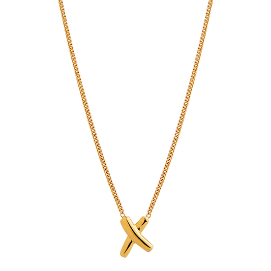 Bisous Necklace - Gold Plated