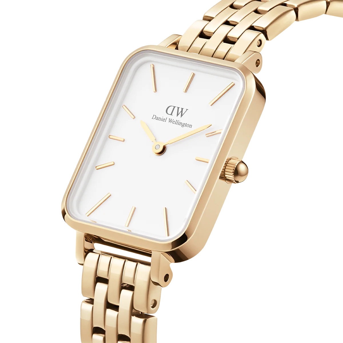 Quadro 5-Link Evergold Watch