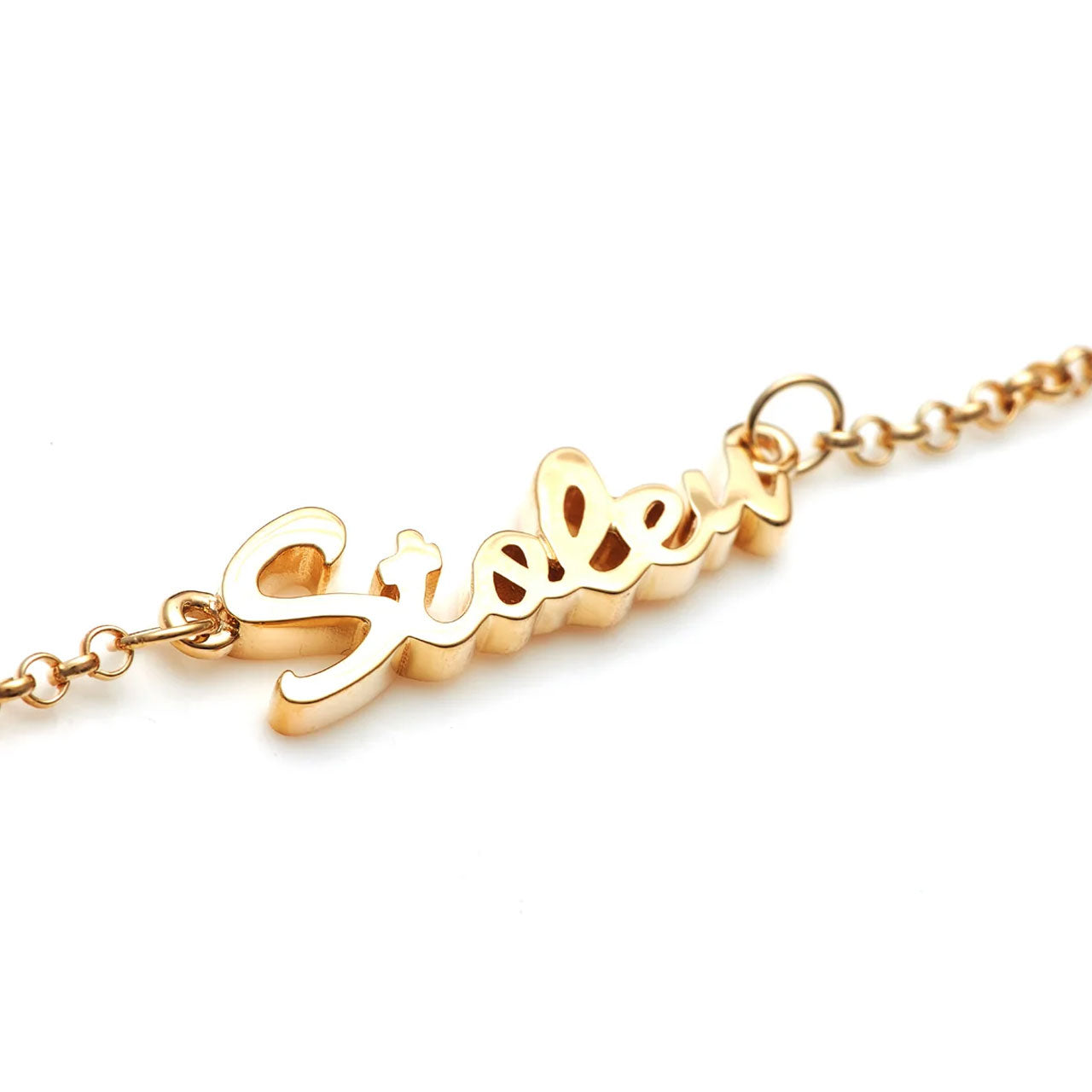 Stolen Script Necklace - Gold Plated
