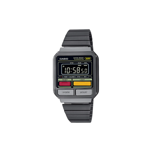 Black Retro Digital Pop Watch - A120WEGG-1B