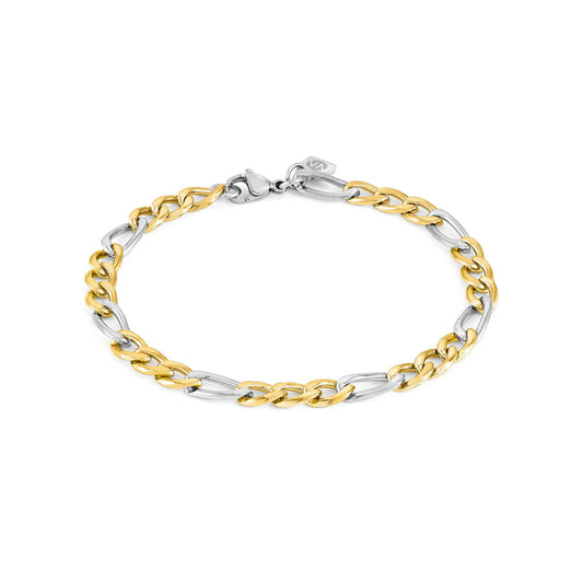 B-Yond Bracelet 028934/035 Gold, S/Steel Small Curb Chain