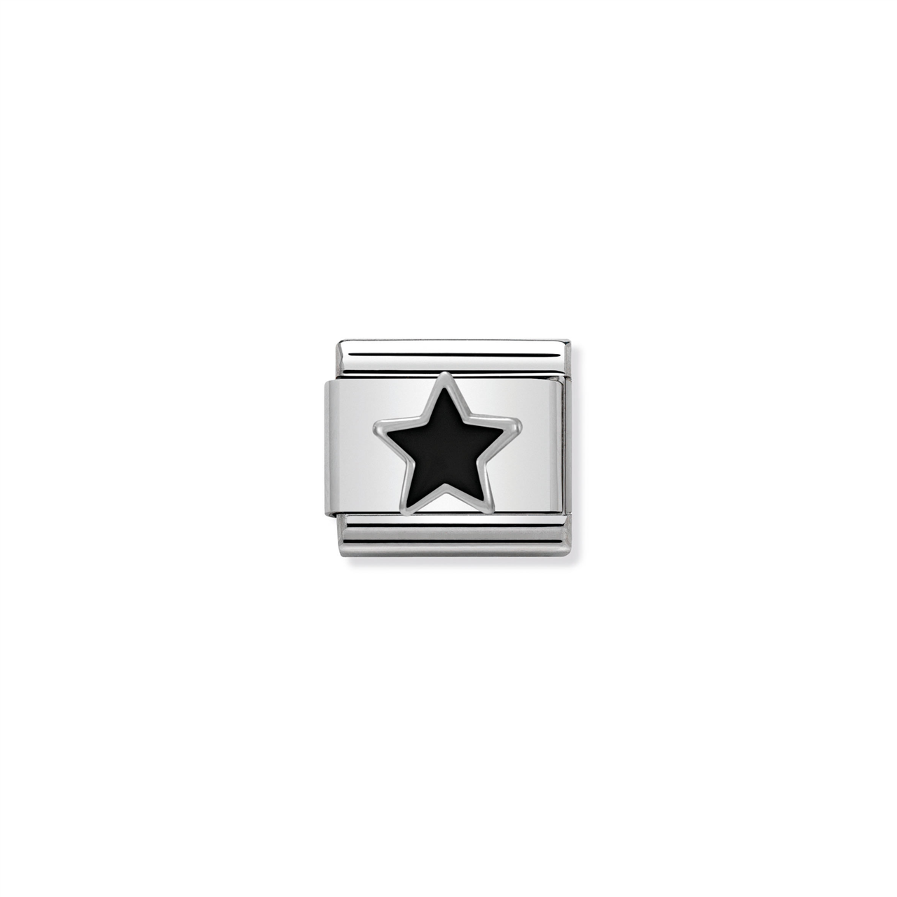 Composable Classic Link 330202/05 in Silver Black Star
