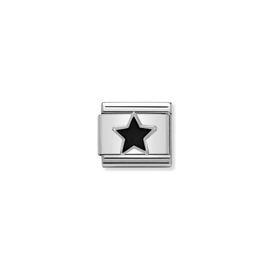 Composable Classic Link 330202/05 in Silver Black Star