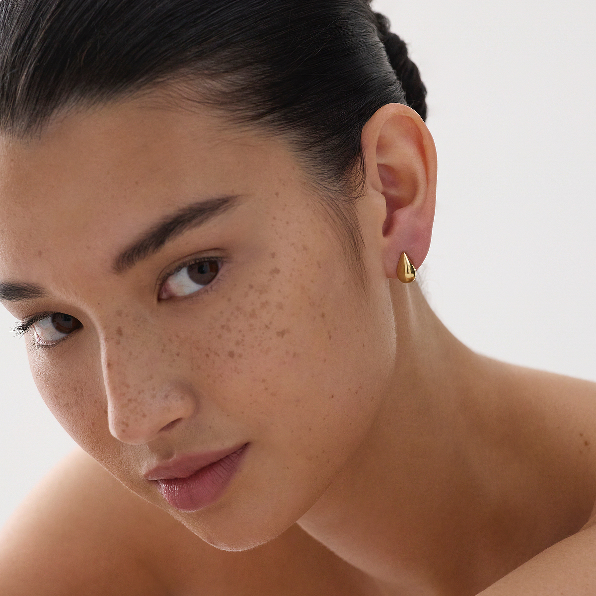 Liora Stud Earring - Gold Plated