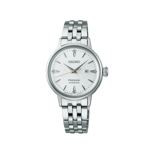 Seiko - SRE017J Seiko Presage 'Hot Buttered Rum' Diamond Set Ladies Cocktail Time Watch