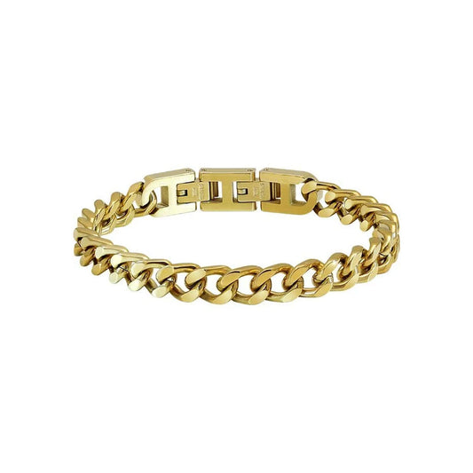 Stainless Steel Dandy 7.5mm Gold Plated Bracelet