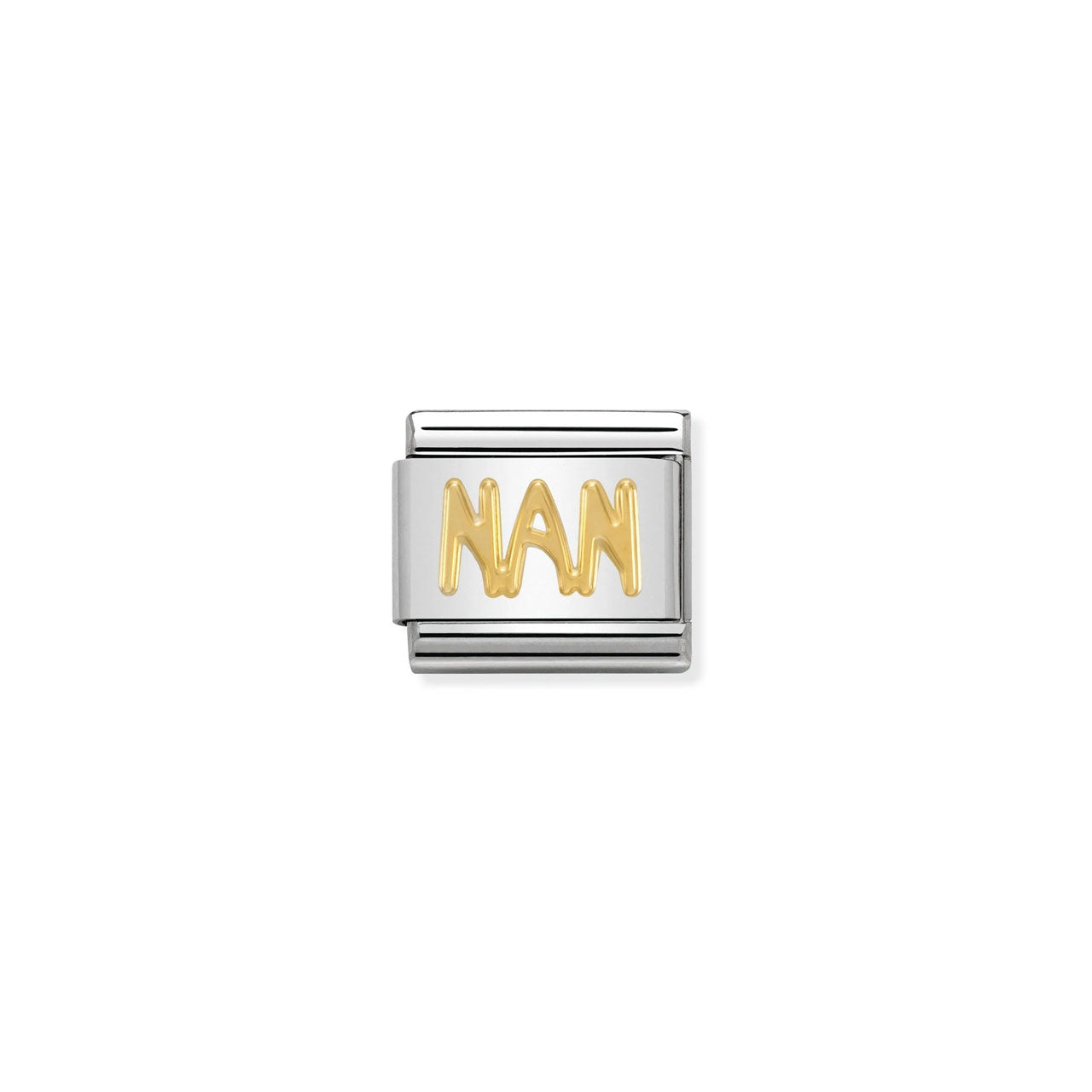 Composable Classic Link 030107/17 Nan Writing In 18k Gold