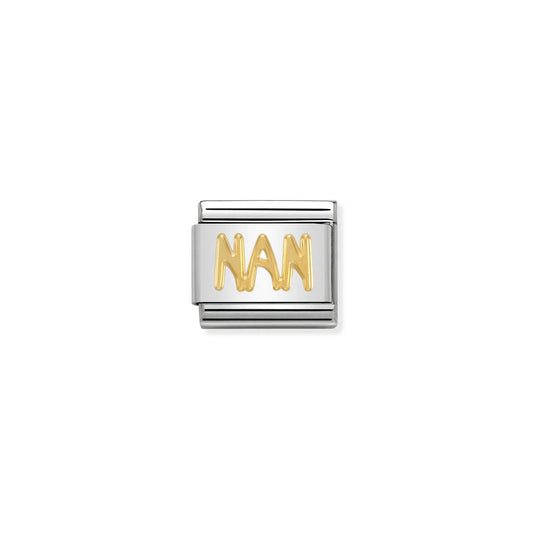 Composable Classic Link 030107/17 Nan Writing In 18k Gold