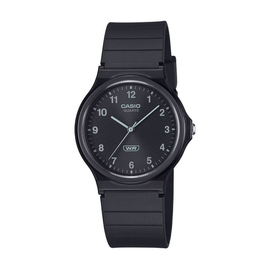 Casio Ladies Bio-Based Black Resin Band Watch - MQ24B-1B
