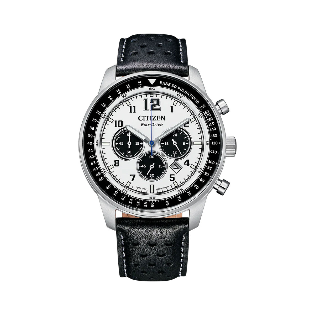 Citizen - Mens Steel Eco-Drive Chronograph Watch - CA4500-32A
