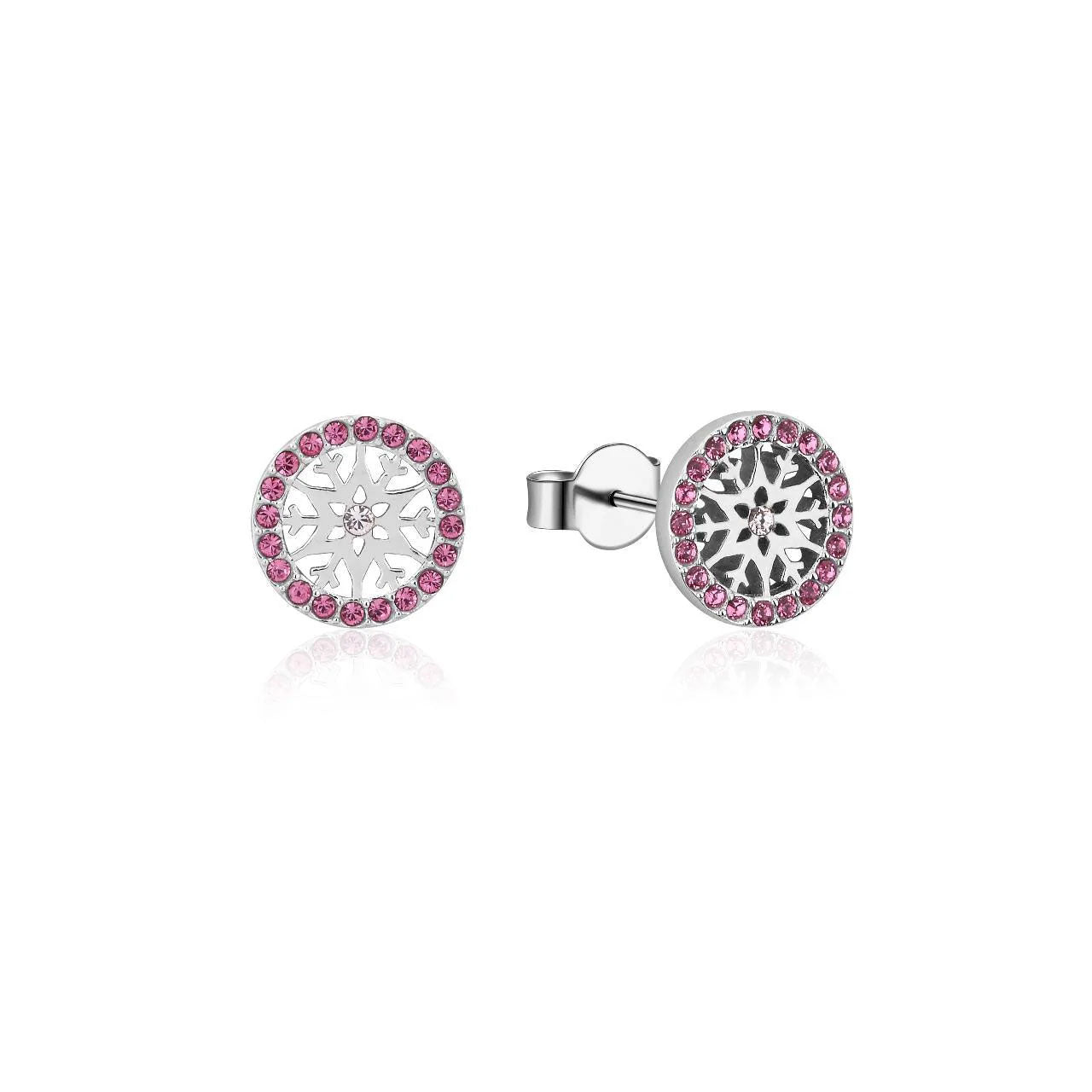 Disney - Sterling Silver October Birthstone Swarovski Stud Earrings