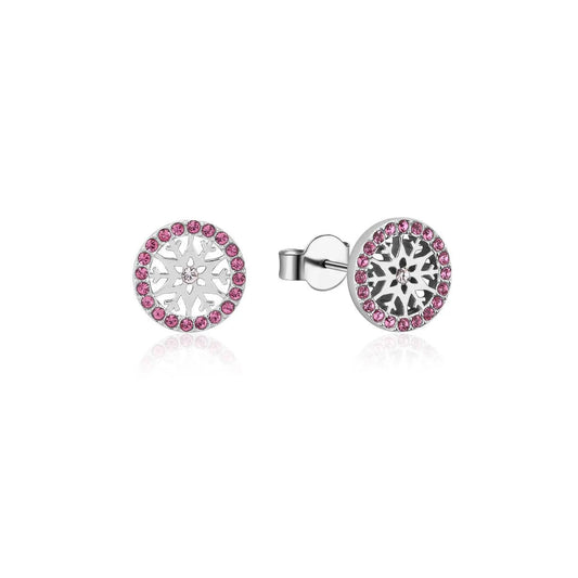 Disney - Sterling Silver October Birthstone Swarovski Stud Earrings