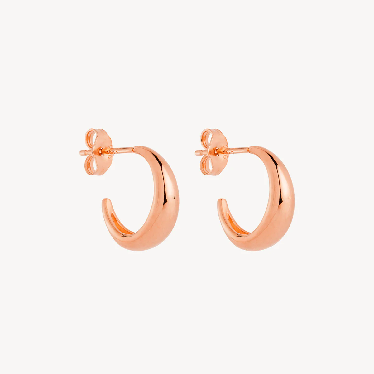 La Muse Stud Earrings - Rose Gold Plated